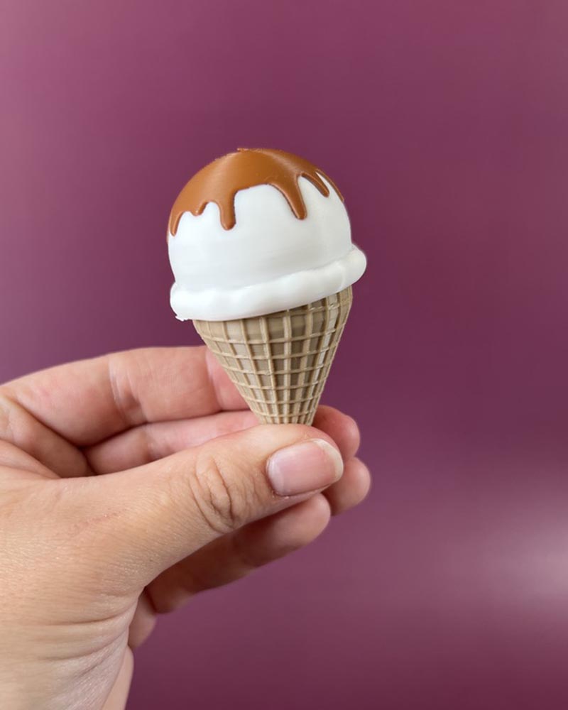 Ice Cream Cone Clicker Fidget Toy