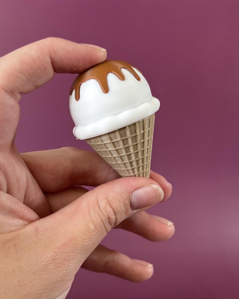 Ice Cream Cone Clicker Fidget Toy