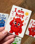 Monster Comfort & Support Communication Cards
