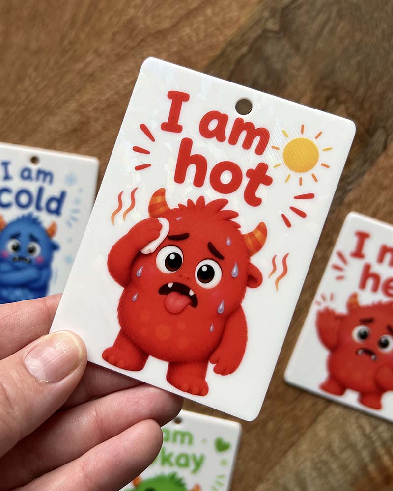 Monster Comfort & Support Communication Cards