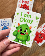 Monster Comfort & Support Communication Cards