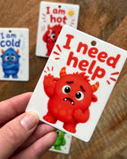 Monster Comfort & Support Communication Cards