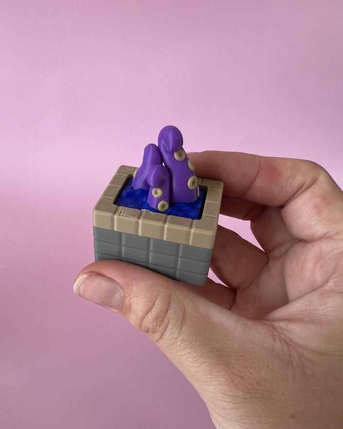 Kraken in a Pool Fidget Toy