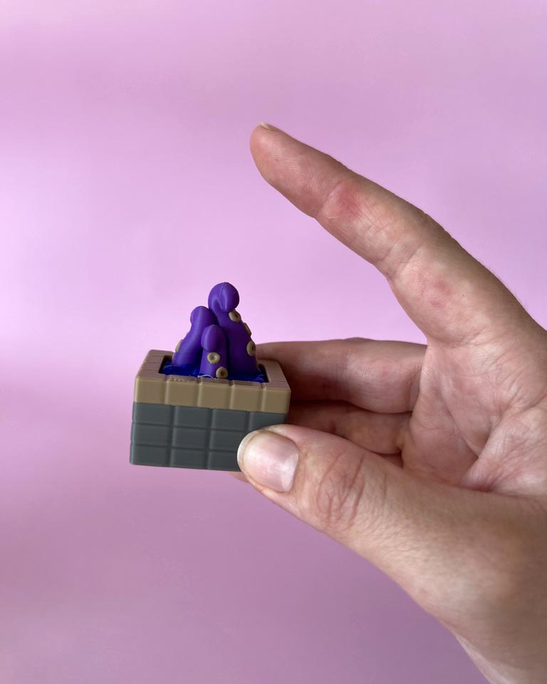 Kraken in a Pool Fidget Toy