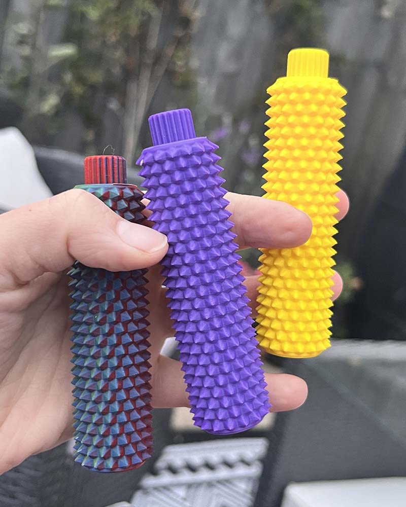 Twisty Click Spiked Fidget Roller