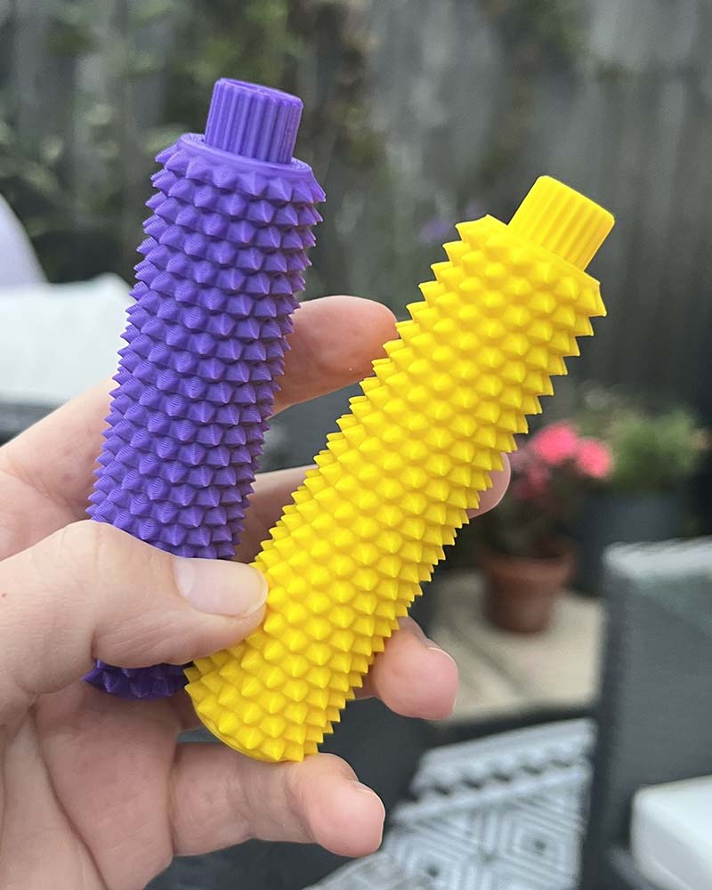 Twisty Click Spiked Fidget Roller