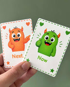 Monster Now and Next Visual Communication Cards