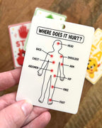 Monster Kids Pain Assessment Card