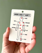 Monster Kids Pain Assessment Card