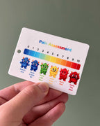 Monster Kids Pain Assessment Card