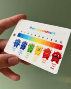 Monster Kids Pain Assessment Card