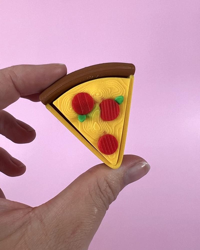 Pizza Slice Clicker Fidget Toy