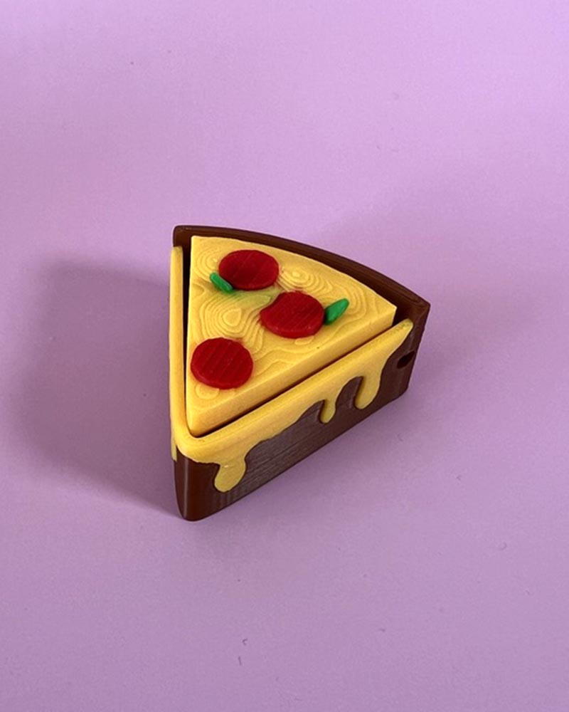 Pizza Slice Clicker Fidget Toy