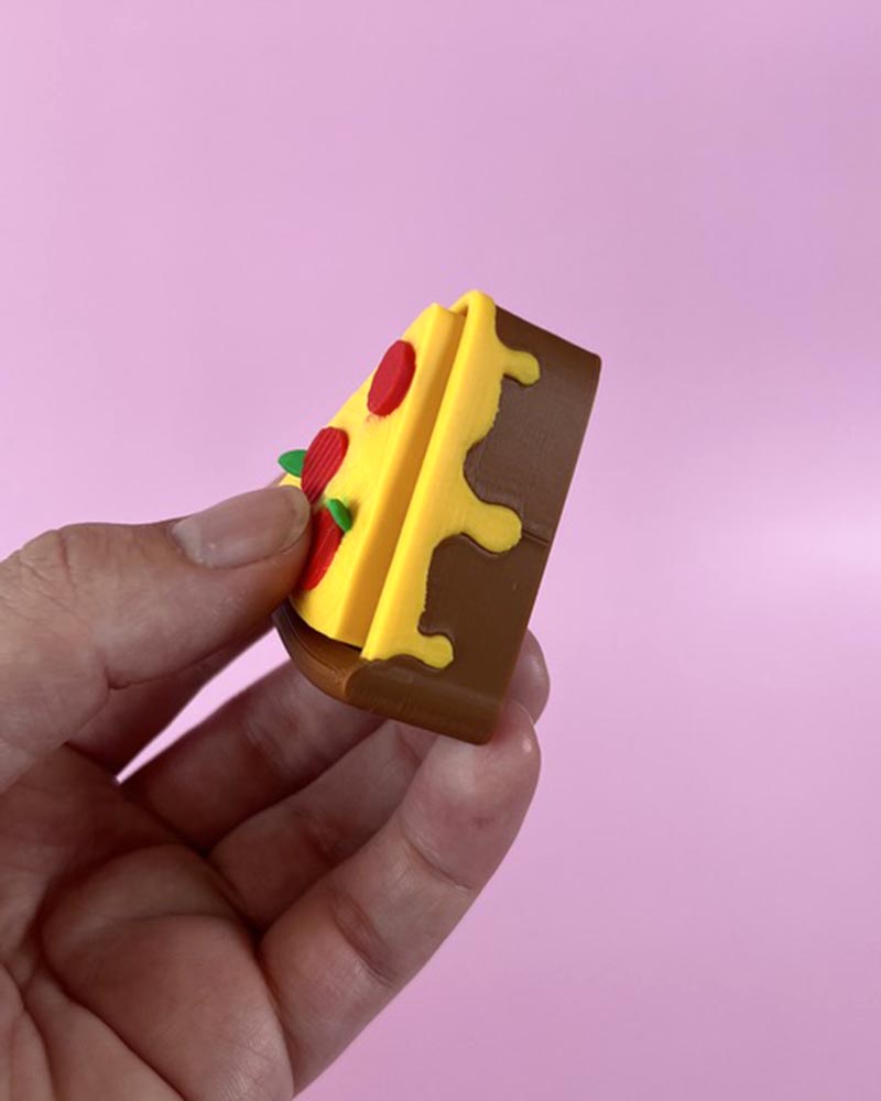 Pizza Slice Clicker Fidget Toy