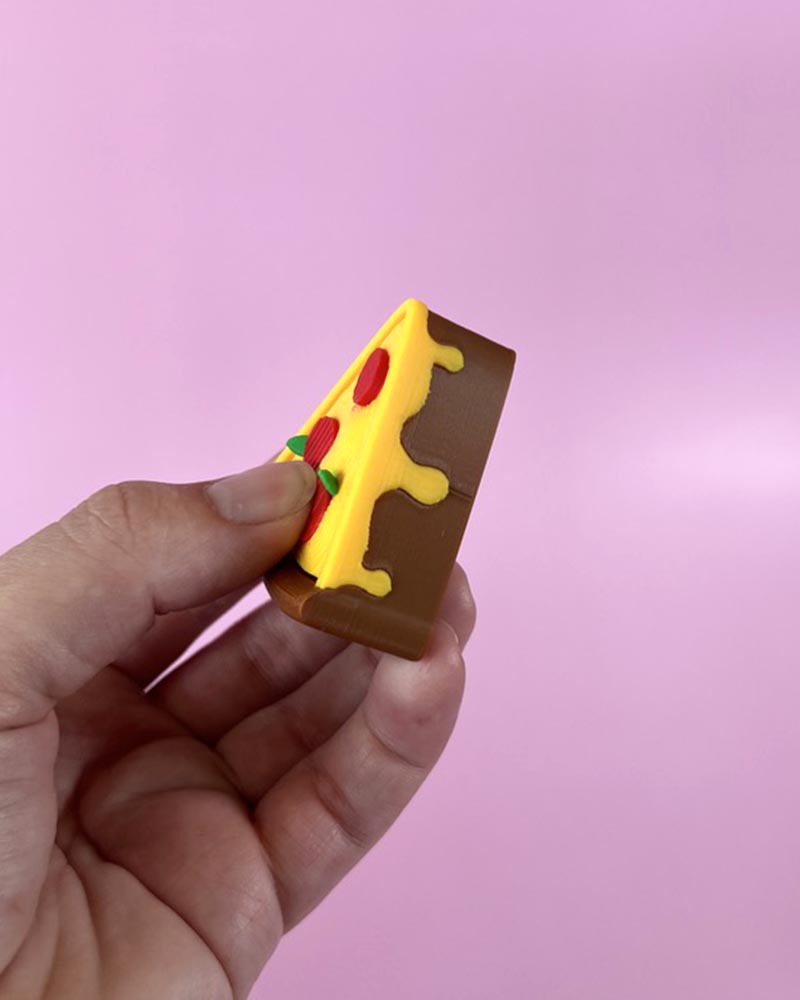Pizza Slice Clicker Fidget Toy