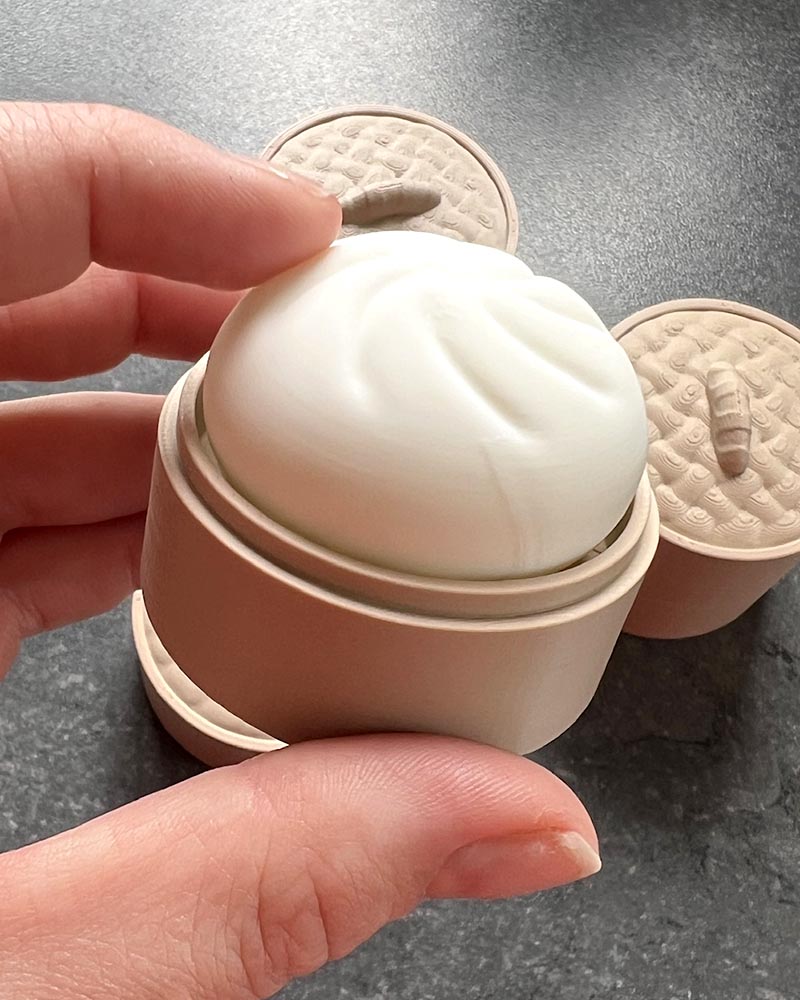 Kawaii Bao Bun Clicker Fidget Toy