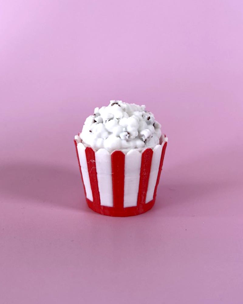 Popcorn Bucket Clicker Fidget Toy