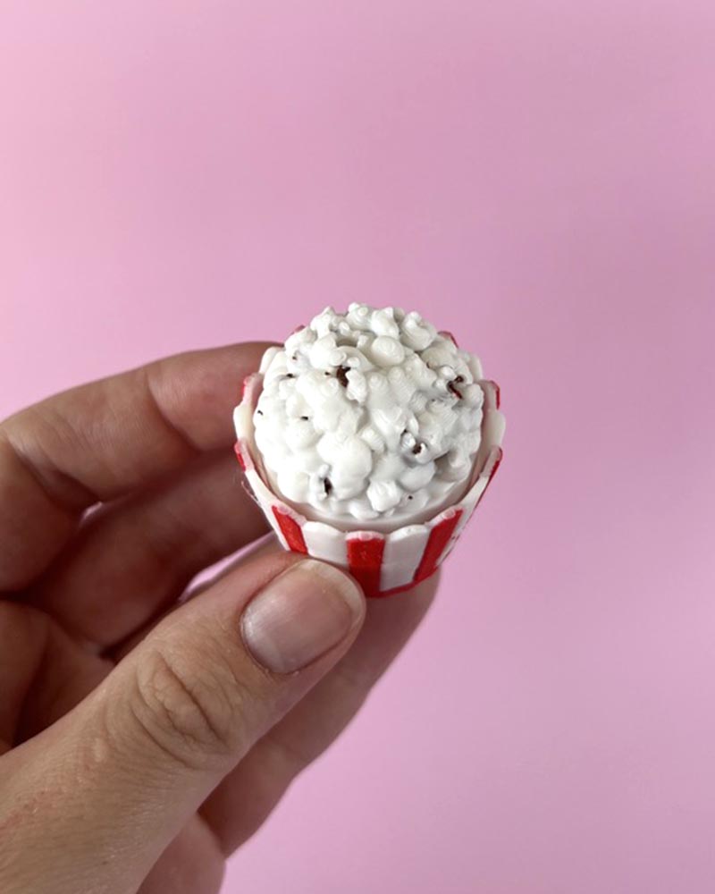 Popcorn Bucket Clicker Fidget Toy