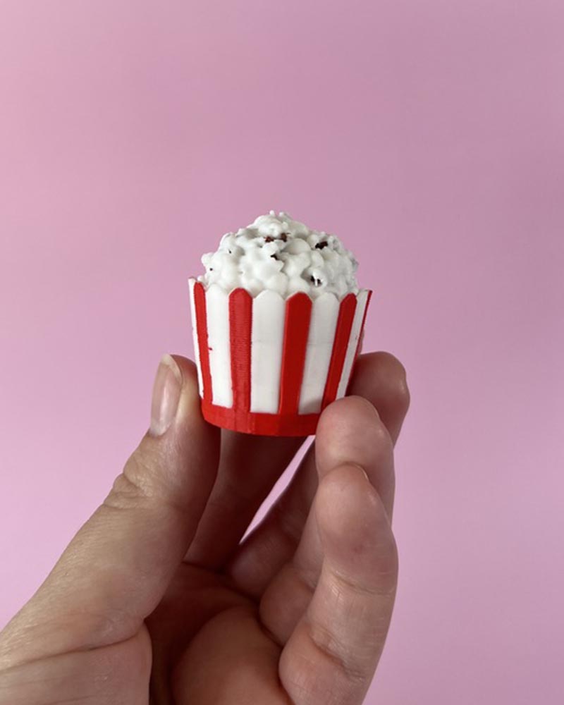 Popcorn Bucket Clicker Fidget Toy