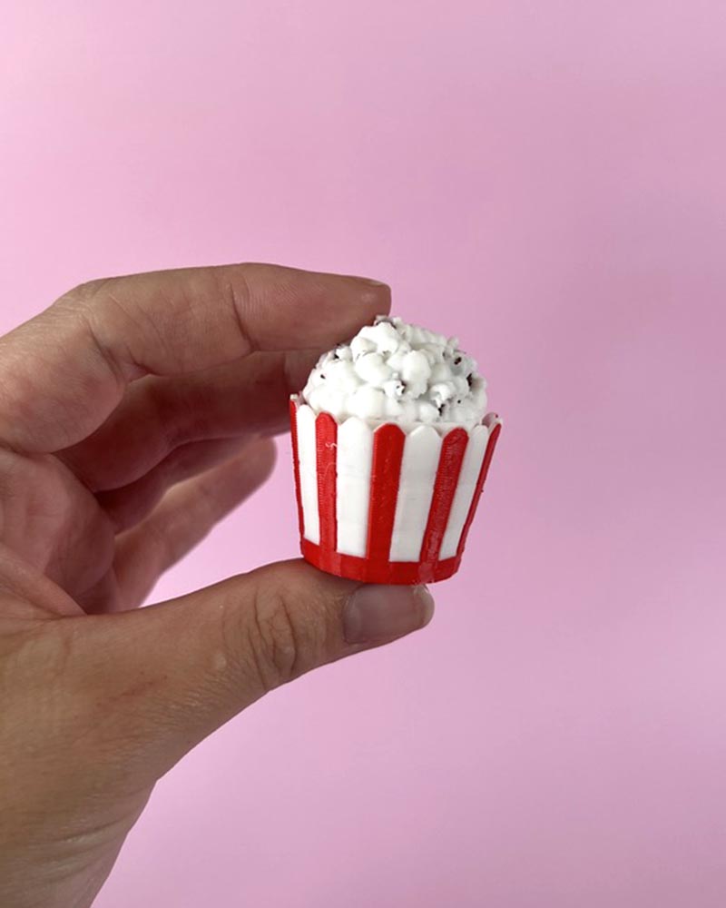 Popcorn Bucket Clicker Fidget Toy