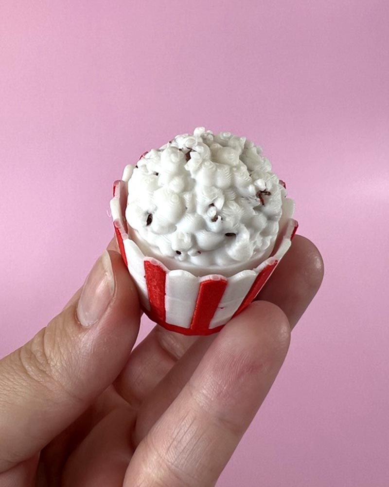 Popcorn Bucket Clicker Fidget Toy
