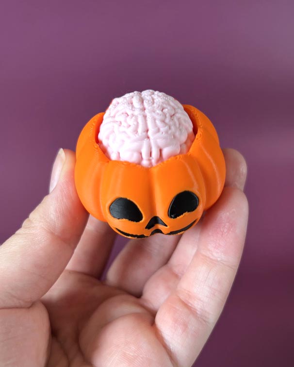 Pumpkin Clicker Fidget Toy