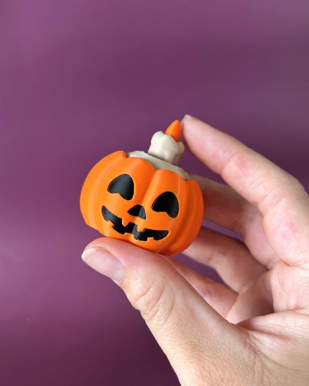 Pumpkin Clicker Fidget Toy