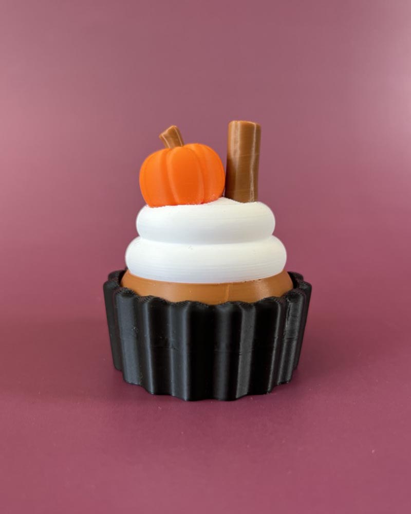 Pumpkin Spice Cupcake Clicker Fidget Toy