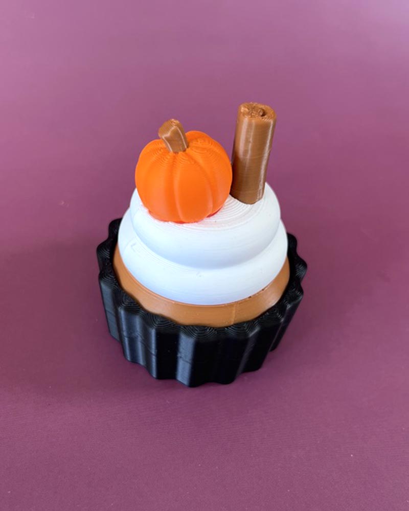 Pumpkin Spice Cupcake Clicker Fidget Toy