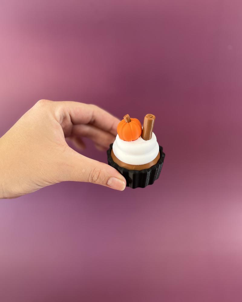 Pumpkin Spice Cupcake Clicker Fidget Toy
