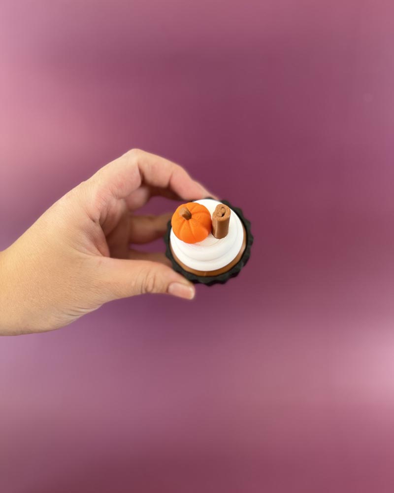 Pumpkin Spice Cupcake Clicker Fidget Toy