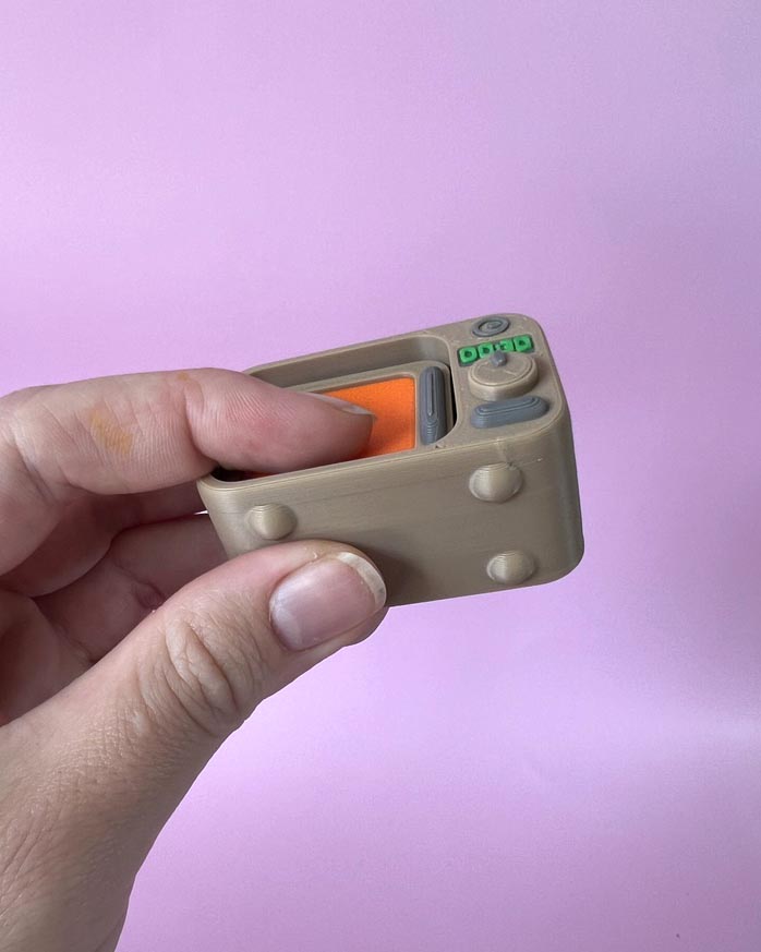 Retro Microwave Clicker Fidget Toy