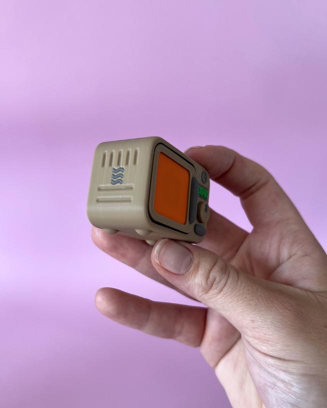 Retro Microwave Clicker Fidget Toy