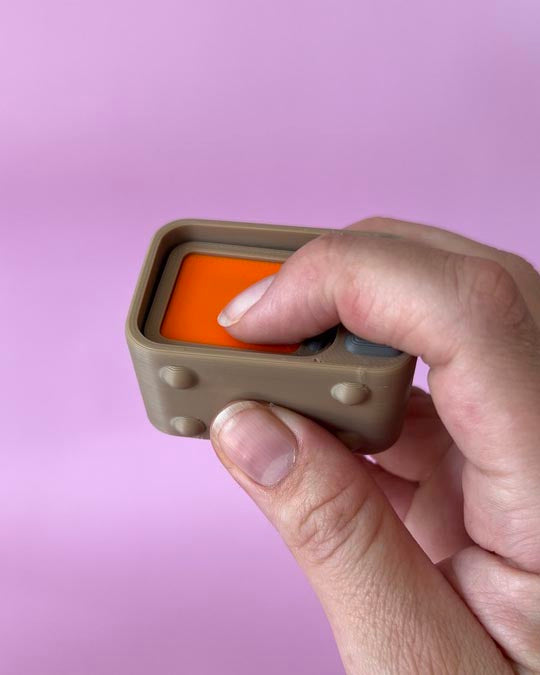 Retro Microwave Clicker Fidget Toy
