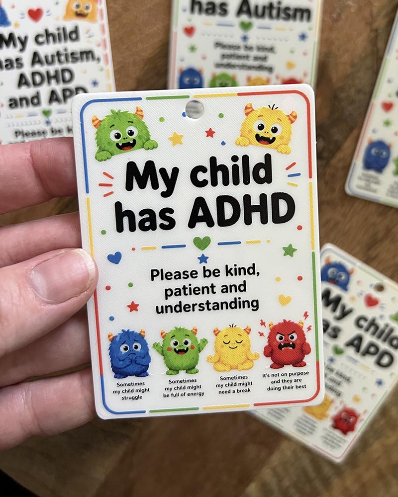 Monster Neurodiversity Awareness Tag