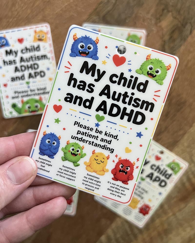Monster Neurodiversity Awareness Tag