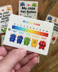 Monster Anxiety Scale Visual Card