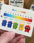 Monster Anxiety Scale Visual Card
