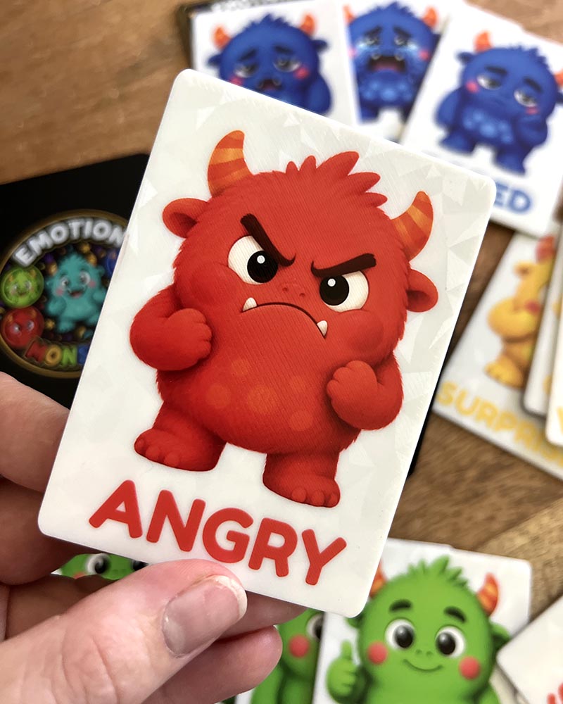Monster Emotion Zone Cards