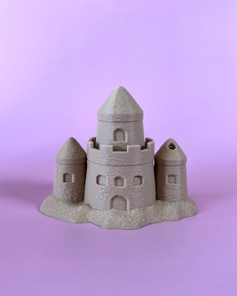 Sandcastle Clicker Fidget Toy