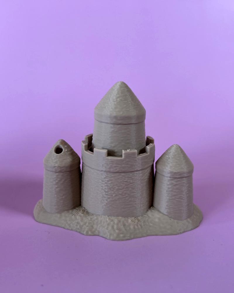 Sandcastle Clicker Fidget Toy
