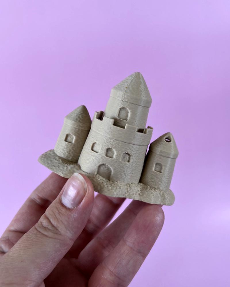 Sandcastle Clicker Fidget Toy