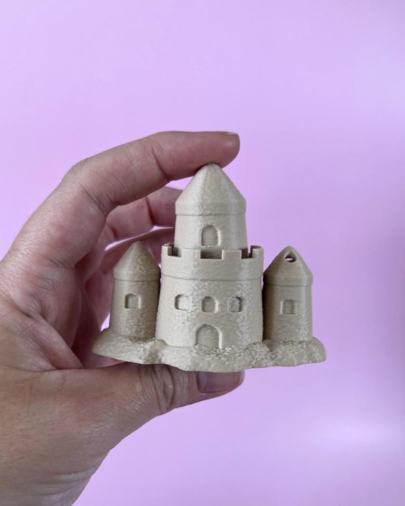 Sandcastle Clicker Fidget Toy