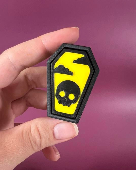 Gothic Coffin Clicker Fidget Toy