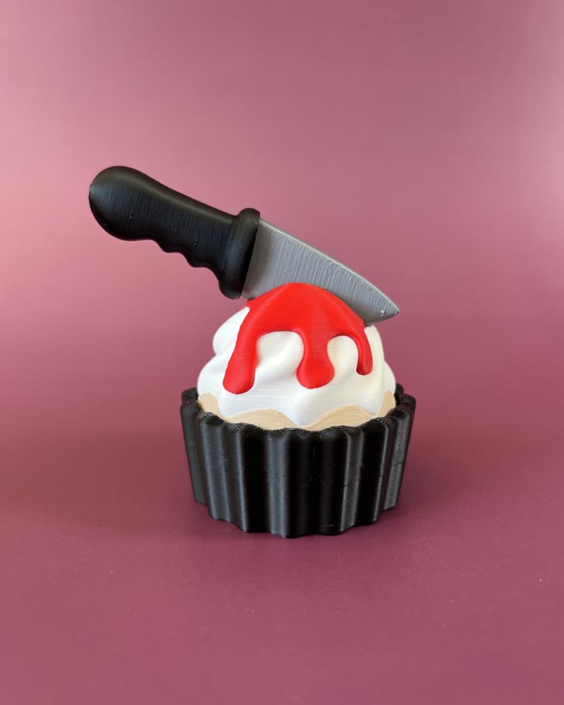 Slasher Knife Cupcake Clicker Fidget Toy