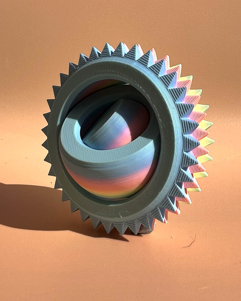 spiked spinning fidget toys for anxiety and autism