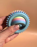 Spiked Gyro Fidget Toy: 3D Printed Tactile Sensory Play