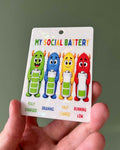 Monster Energy and Social Battery Communication Cards