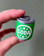 Soda and Pop Can Clicker Fidget Toy