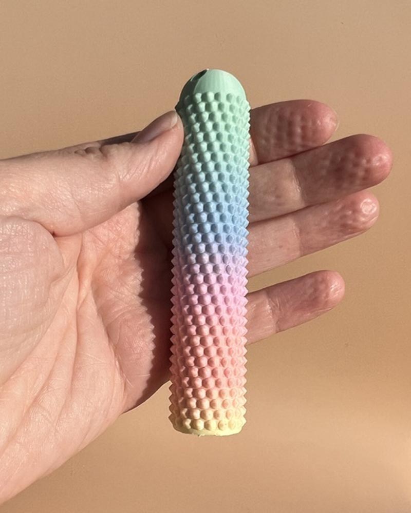 Slim Spiked Stim Keychain